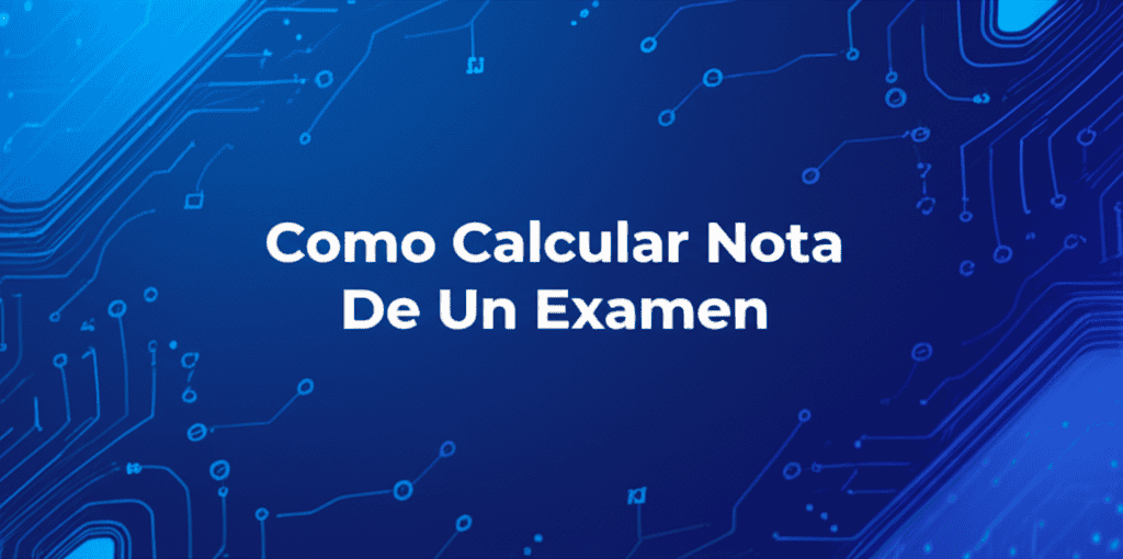 Persona calculando la nota de un examen con la ayuda de una calculadora